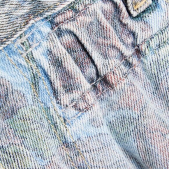 VGUC Ganni X Levi’s Floral Denim Dress Medium - Picture 5 of 5